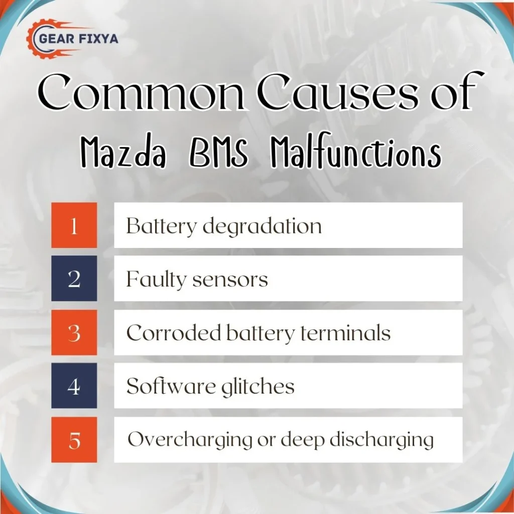 Common Causes of Mazda BMS Malfunctions