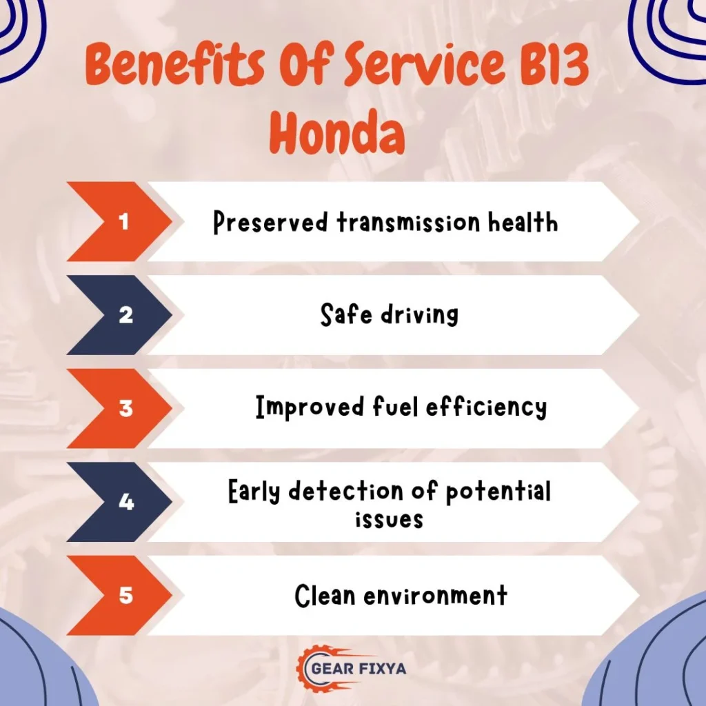 Benefits Of Service B13 Honda