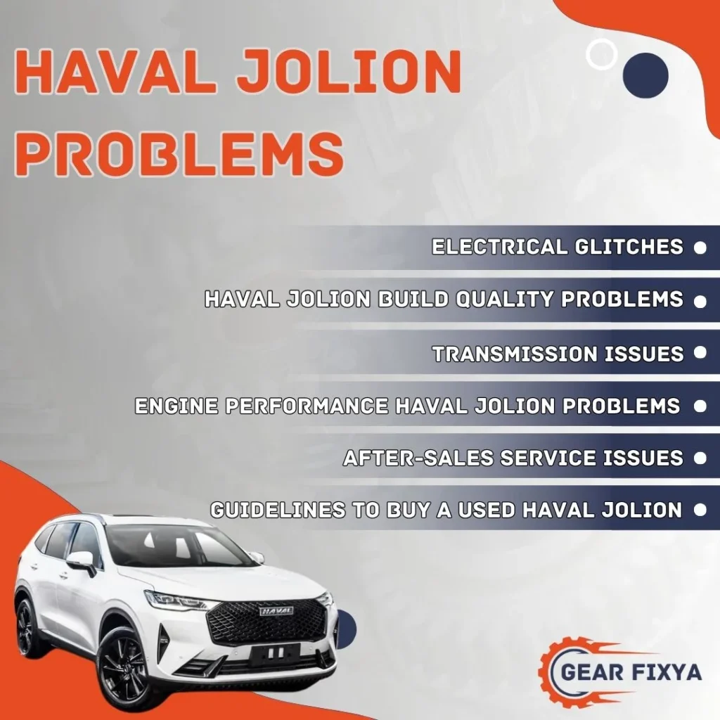 Haval Jolion problems