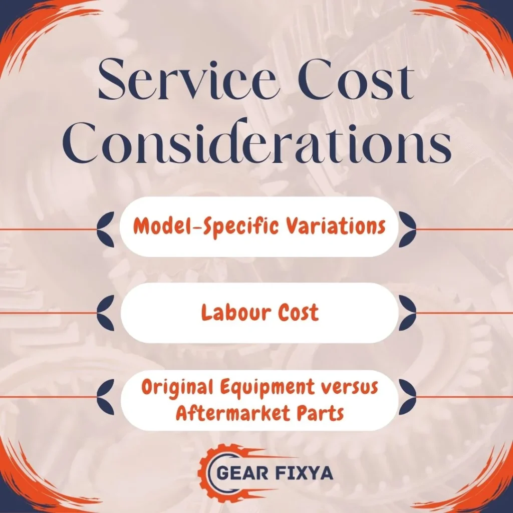 Service Cost Considerations