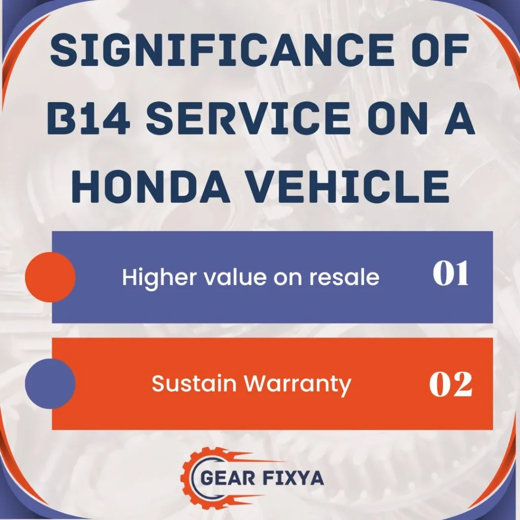 Significance of B14 Service on a Honda Vehicle