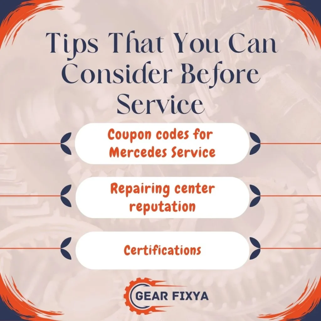 Tips That You Can Consider Before Service