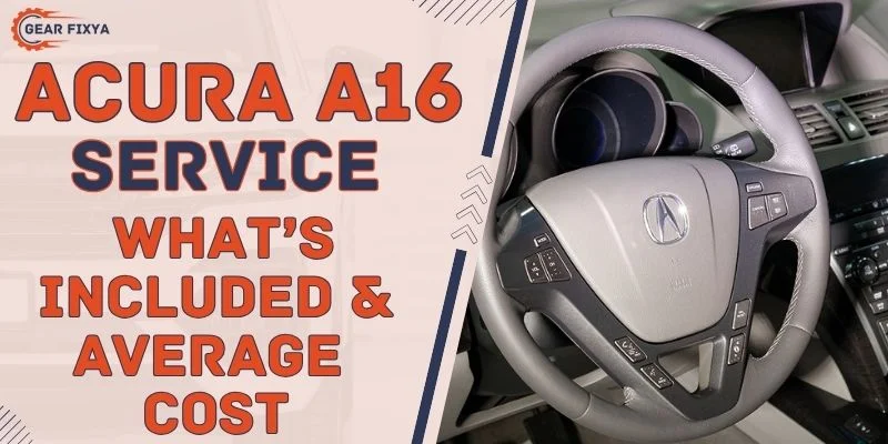 Acura A16 Service [What’s Included & Average Cost]